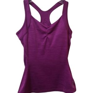 Reebok Racer back tank Purple Small.